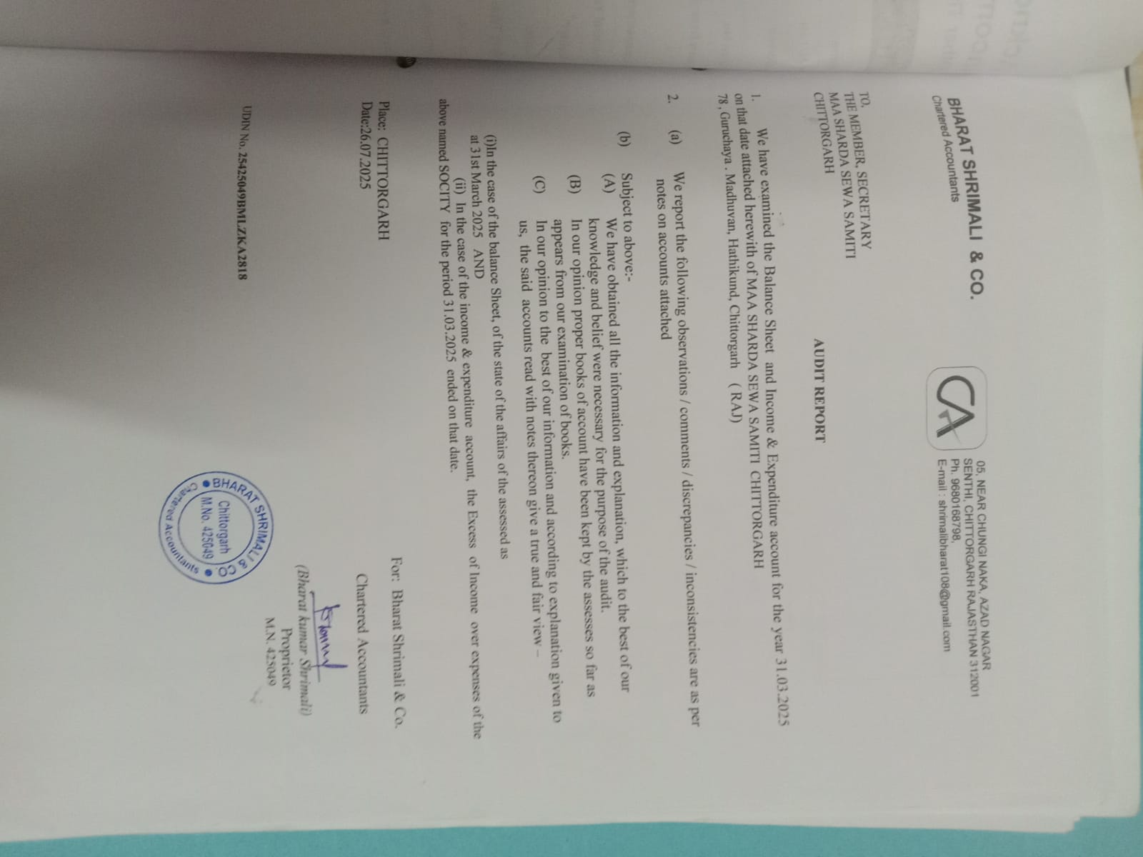 Maa Sharda Seva Samiti Seva Photo 22